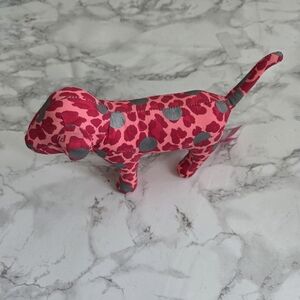 1 VS PINK animal print dog